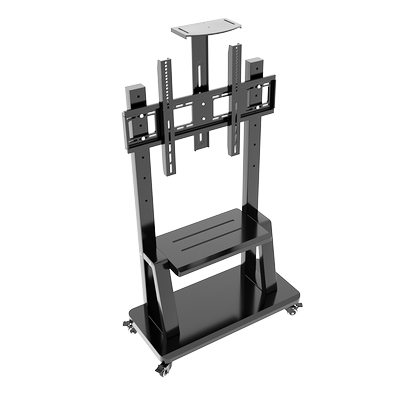 带轮子可移动电视机落地支架通用