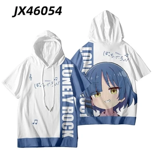 宽松痛衣服 男女二次元 孤独摇滚动漫周边短袖 T恤山田凉cos上衣夏季