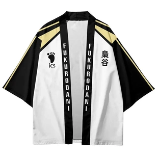 痛衣外套动漫衣服 音驹高校应援法披羽织二次元 排球少年 枭谷学园