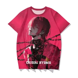 二次元 t恤男女夏季 动漫 千切豹马痛衣周边短袖 蓝色监狱Bluelock