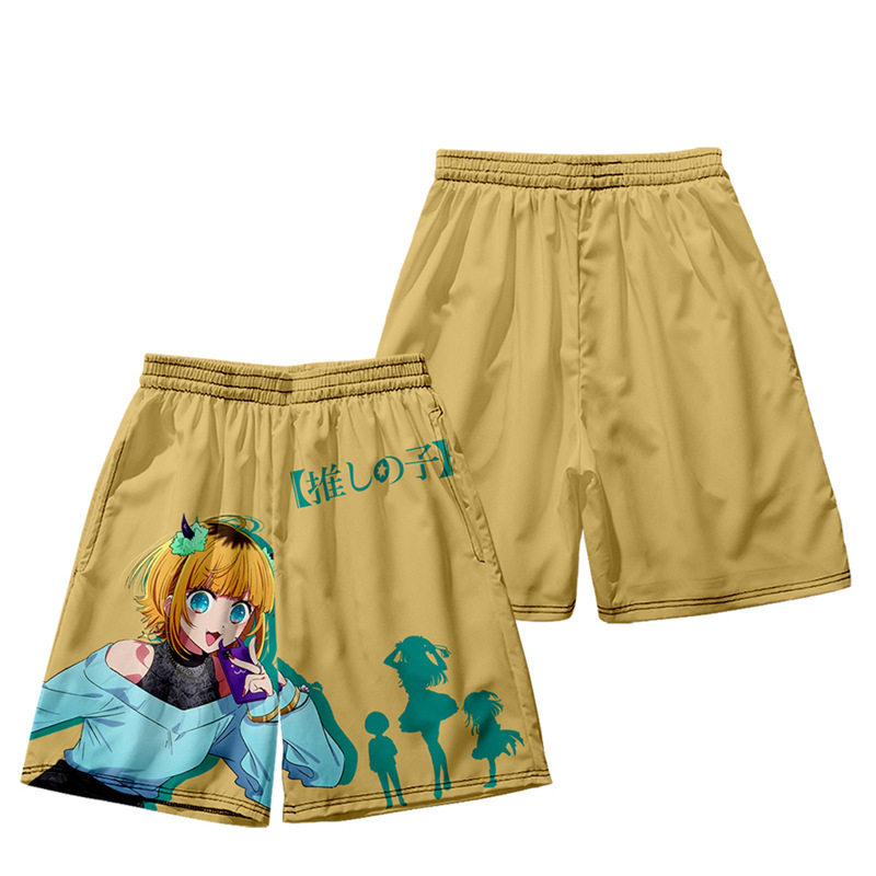 我推的孩子OSHI NO KO周边短裤二次元动漫男女痛衣夏季休闲卡通,男装,休闲裤,淘宝优惠券,粉丝福利购,淘宝优惠卷