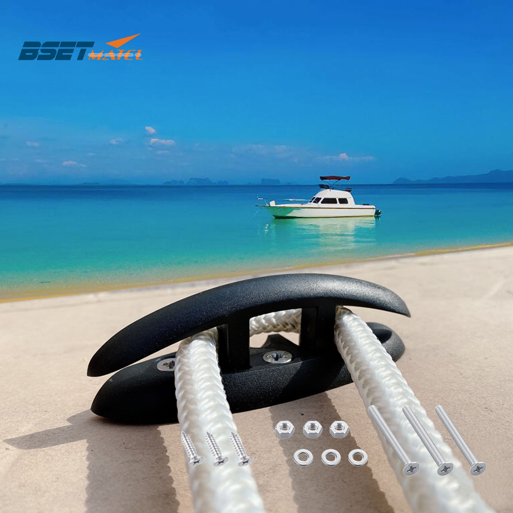 BSET MATEL 130mm尼龙折叠索栓 提拉索拴 羊角 系船柱 船用游艇