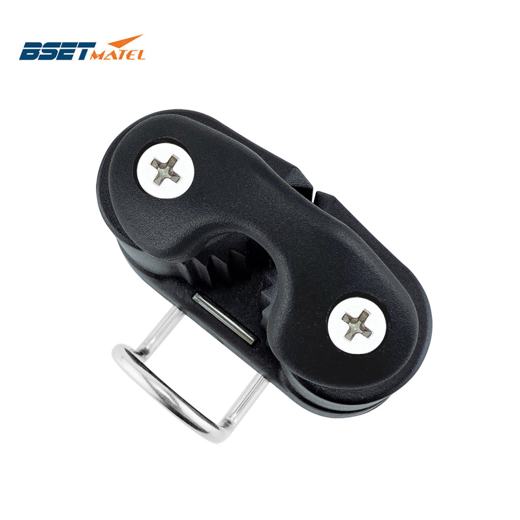 BSET MATEL 黑色双尼龙 耐磨滚珠夹绳器卡线器 夹绳板普拉提器械