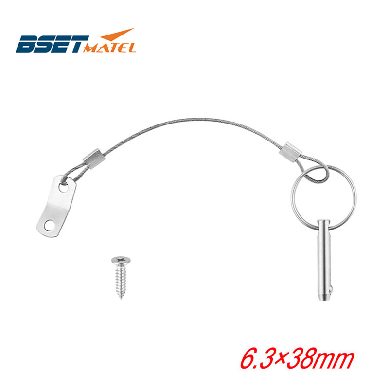 BSET MATEL 316不锈钢船用 弹簧钢珠销 游艇配件 安全止动快速销