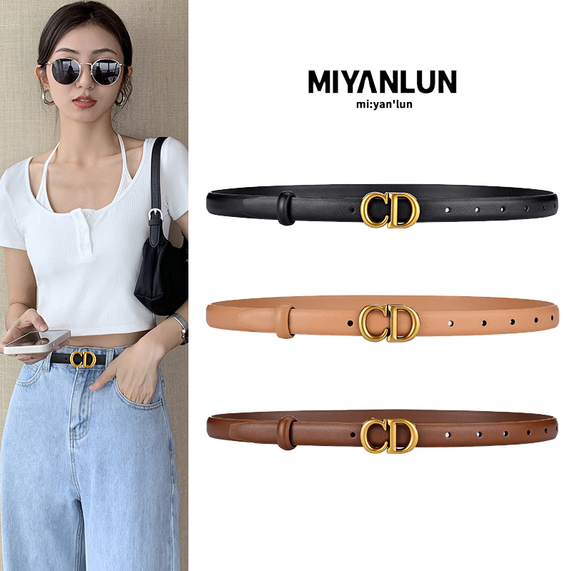 女士皮带简约百搭装饰ins风夏季