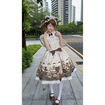 奶芙甜爵Lolita古早感连衣裙
