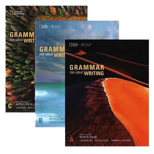 美国国家地理Grammar for Great Writing A B C级别 伟大的写作语法学生书Great Paragraphs 英文原版语法教辅教材