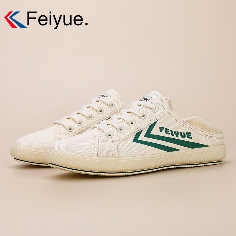 飞跃一脚蹬女鞋休闲运动懒人鞋