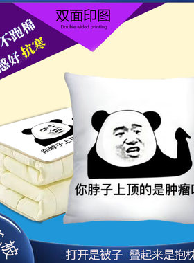 琛鸣抱枕被保暖二合一