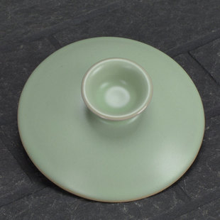 汝窑盖碗盖子零配 大号陶瓷单盖子单售 汝窑茶碗碟子托盘碟单品卖