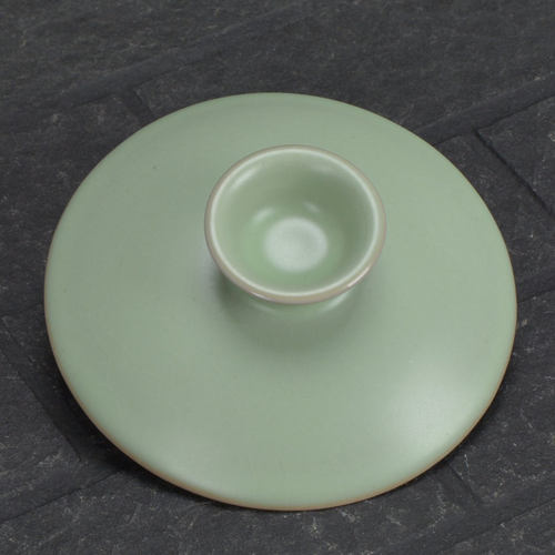 汝窑盖碗盖子零配大号陶瓷碟单品