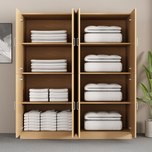 定制公寓酒店布草柜宾馆民宿毛巾柜收纳柜浴室更衣柜足疗店更衣柜