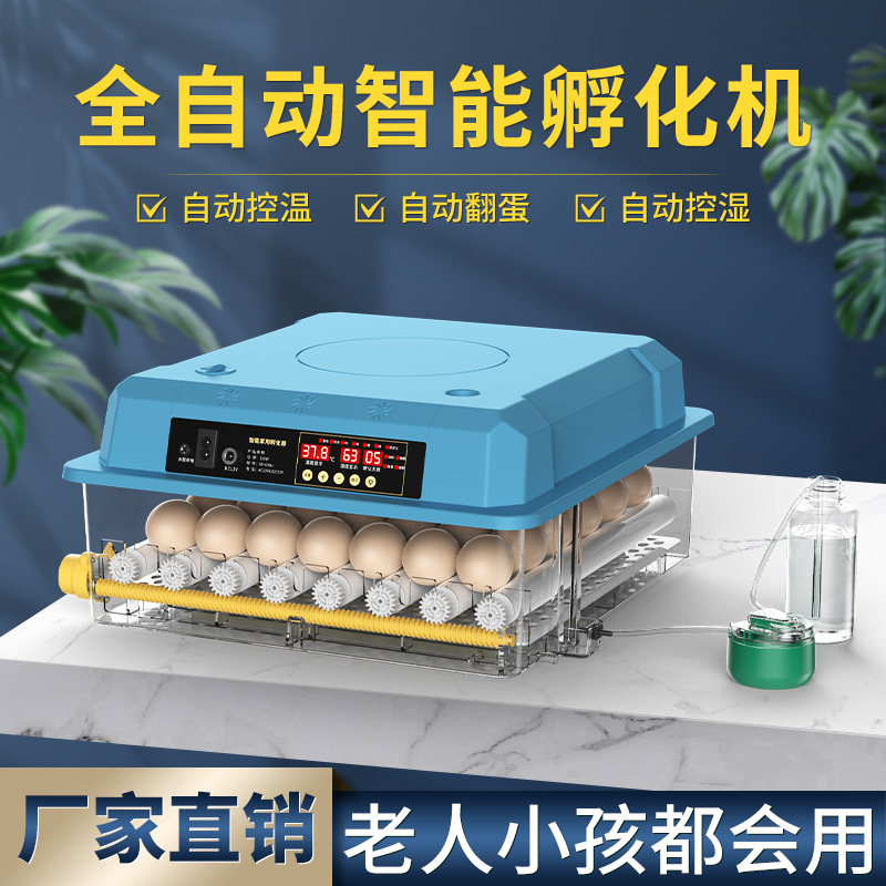 孵化器小型家用全自动智能小鸡孵化箱鸟蛋鸡蛋芦丁鸡孵化机孵蛋器