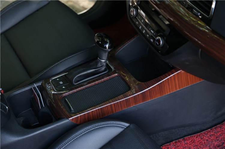 适用于14-17款起亚k4凯绅桃木内饰改装中控车门扶手排挡面板贴片