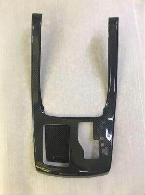 右驾专用于丰田Vellfire 20系改装碳纤维桃木内饰贴中控排挡装饰