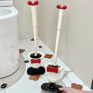 卫生间马桶刷无死角家用洗厕所刷子神器蹲坑洁厕刷可爱清洁刷套装