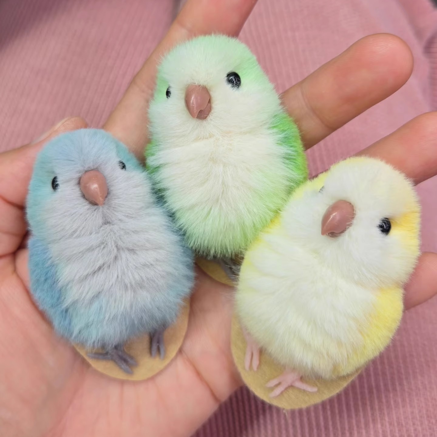 猫族趣物鹦鹉冰箱贴手工成品