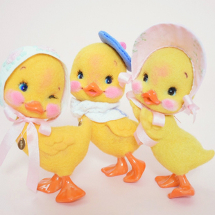 羊毛毡配件小鸭嘴小鸭爪子小鸡爪子小鸡嘴宠物动物小黄鸭diy材料