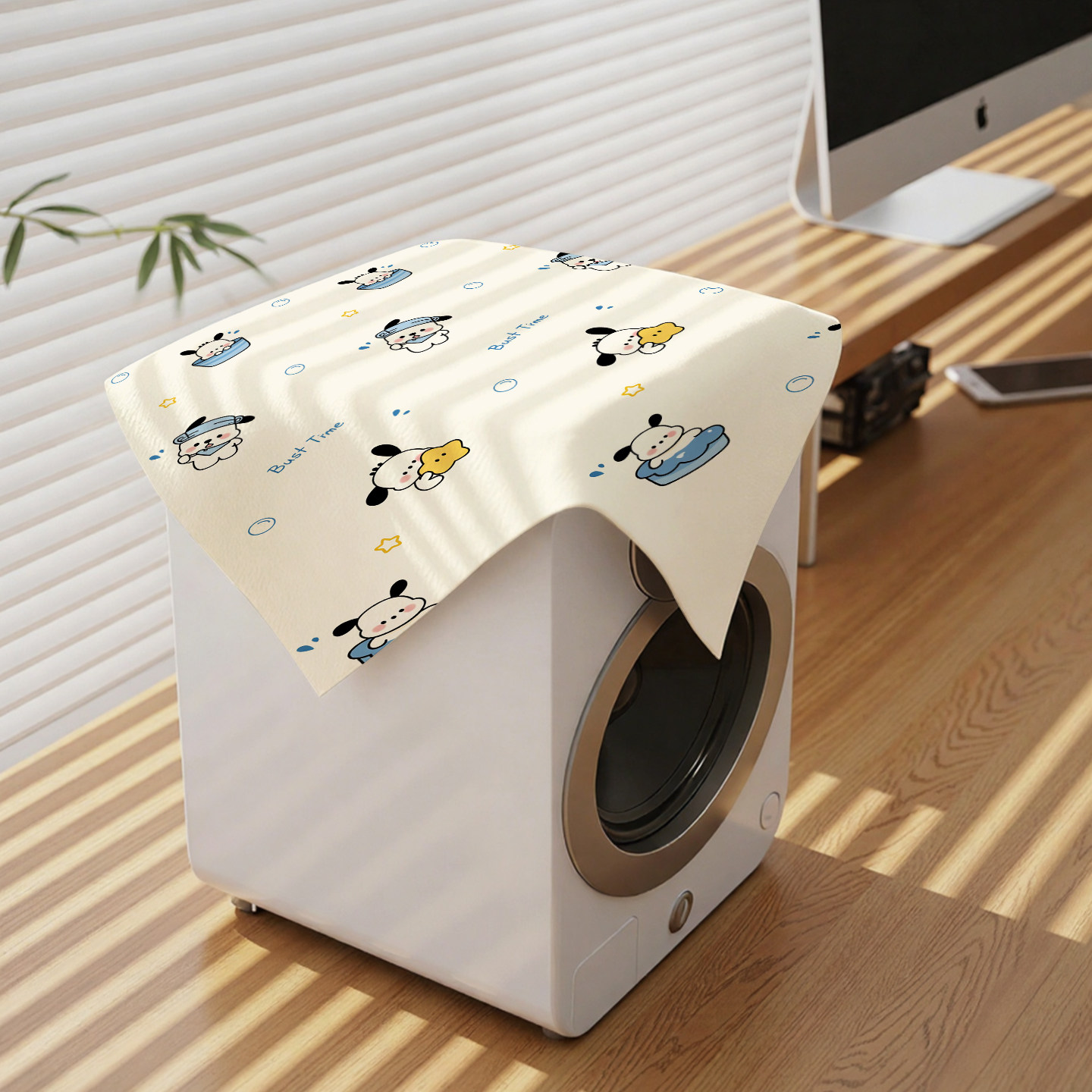 卡通可爱音响防灰尘罩电饭锅打印机投影仪空气炸锅挡灰小方巾盖布,居家布艺,万能盖巾,淘宝优惠券,粉丝福利购,淘宝优惠卷