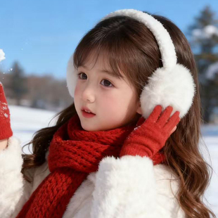 儿童耳罩女冬季保暖加厚防寒护耳捂子男孩女童0-3岁宝宝亲子耳暖