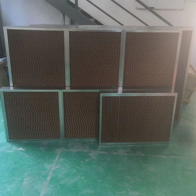 中央空调专用湿膜湿帘纸新风机专用湿膜水帘厂家定做各种尺寸规格