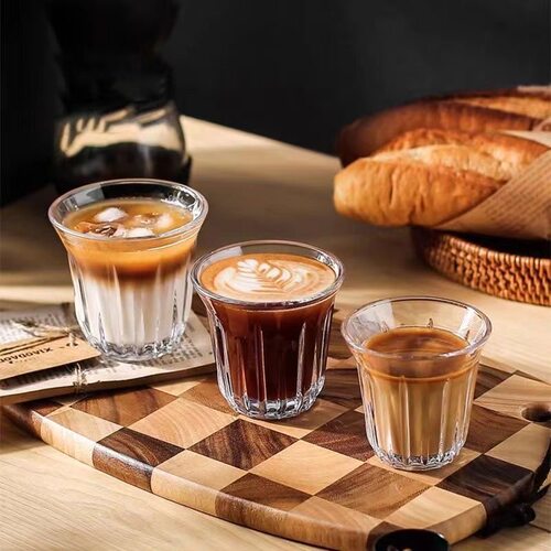 Dirty简约拉花耐热玻璃咖啡杯