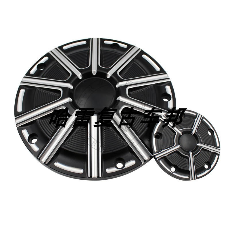 适用哈雷大滑翔 戴娜 肥仔 突破者 路王改装发动机左右边盖离合盖