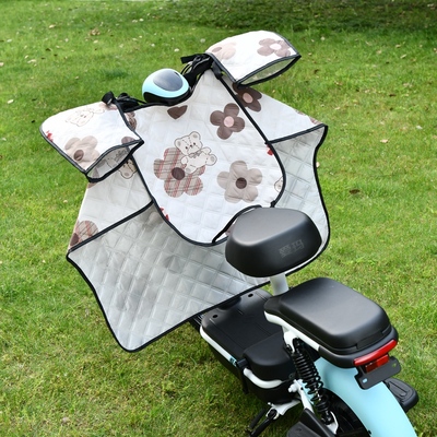 绿植小型电动车分体款夏季挡风被