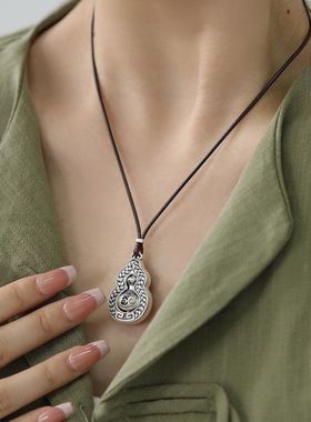 吊坠女足银999小众新中式