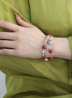 925银福袋复古国风民族风手链女新中式美拉德小众设计手环