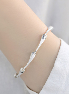 925银不规则手链女中性风手环潮流港风高级感小众设计手环