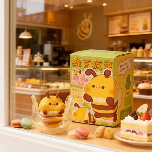 卡通小蜜蜂桌面摆件创意装饰