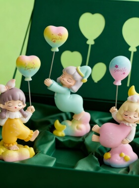 可爱卡通人物气球装饰摆件