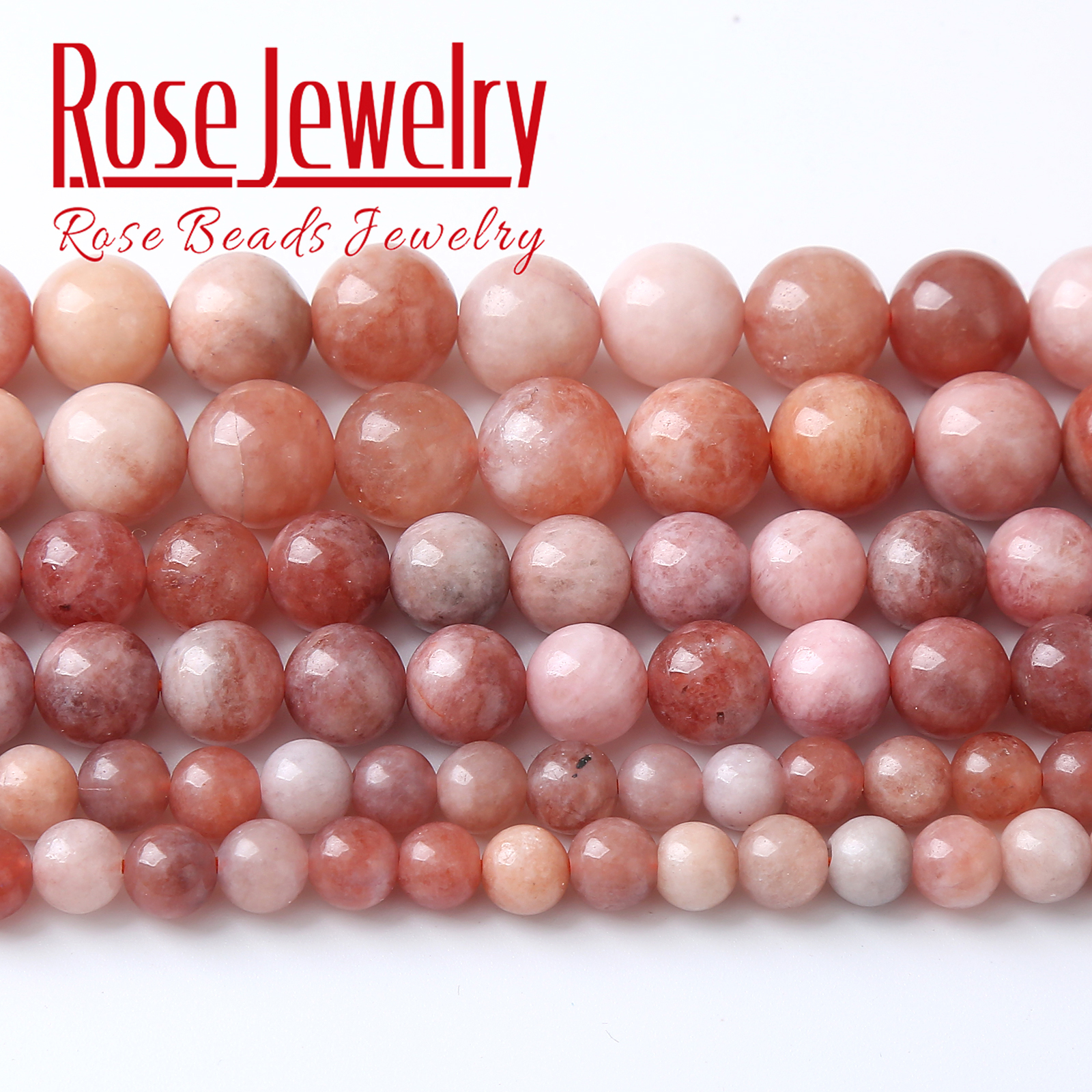 优化太阳石散珠子 仿太阳石圆珠半成品配饰 diy手链项链饰品配件