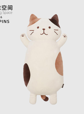 治愈空间HAPiNS猫咪玩偶女生睡觉抱枕娃娃毛绒玩具公仔生日礼物女