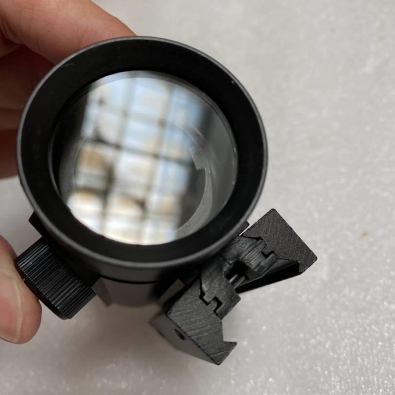 瞄准器弹弓专用观物镜1×40单筒望远镜激光可调上下左右寻物镜