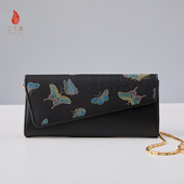 上久楷宋锦 新中式 手包 SAINTJOY 晴春蝶戏图 BWS25B0201