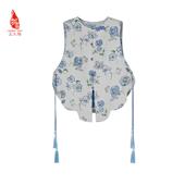 SAINTJOY CY1044207020 雾里添花 上久楷女式 宋锦马甲