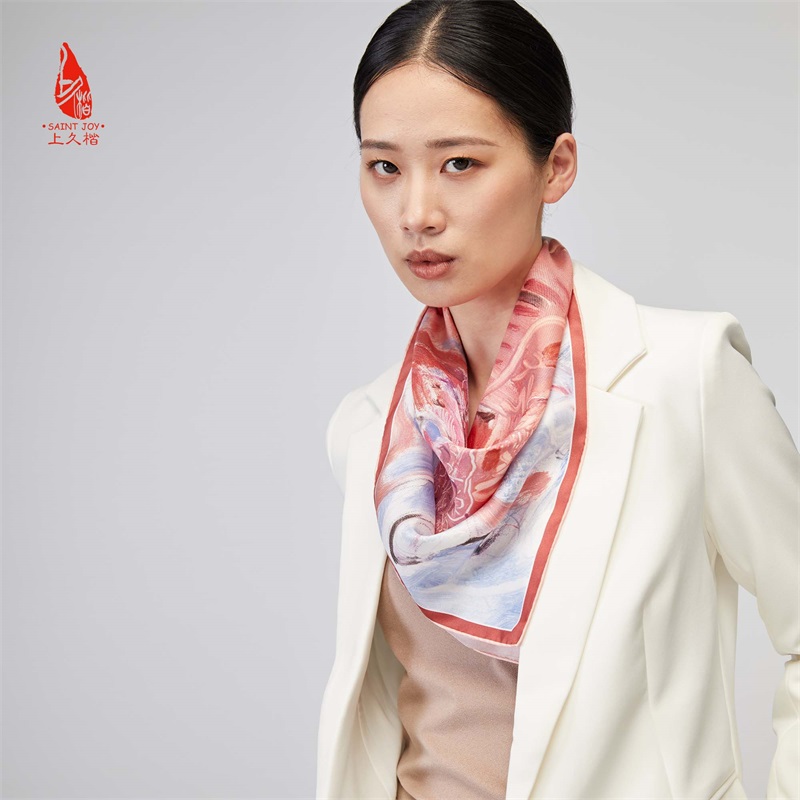 上久楷通用女真丝方巾