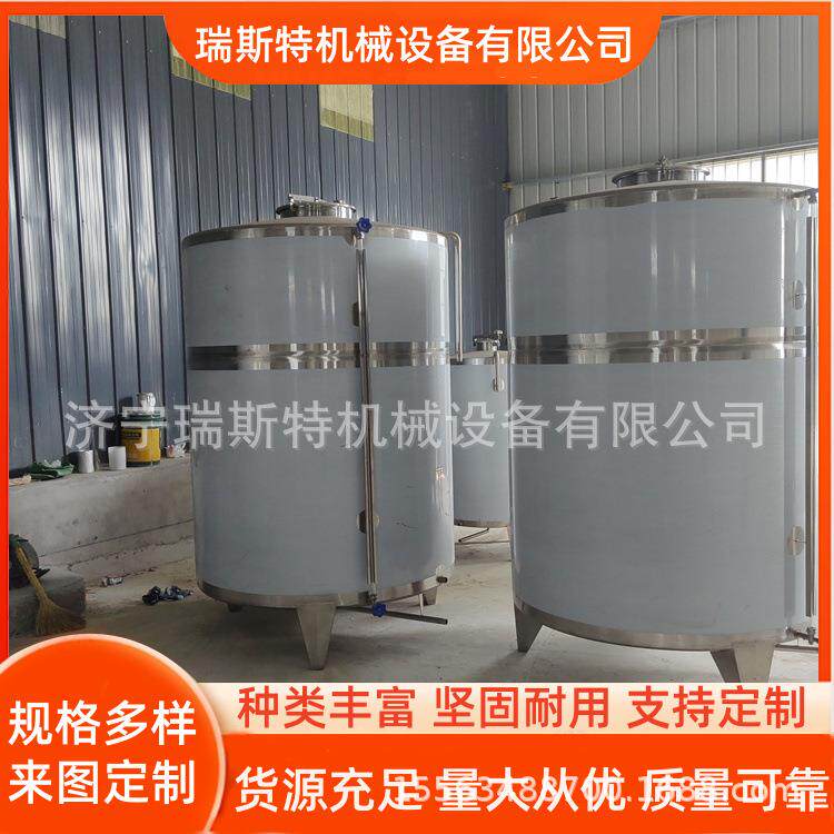 2立方米酒苹果酒储存罐304食品级白酒密封罐不锈钢储酒容器