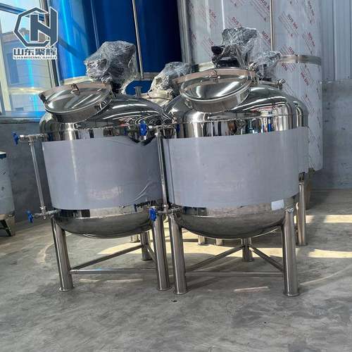 内外镜面不锈钢搅拌罐小型果汁调配罐牛奶饮料搅拌设备