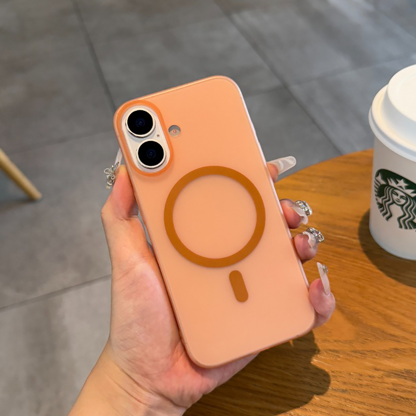 冰雾磁吸适用iphone17苹果16pro手机壳15新款轻薄防指纹玫瑰金14半透明肤感磨砂超薄13硬全包防摔12pro保护壳,3C数码配件,手机保护套/壳,淘宝优惠券,粉丝福利购,淘宝优惠卷