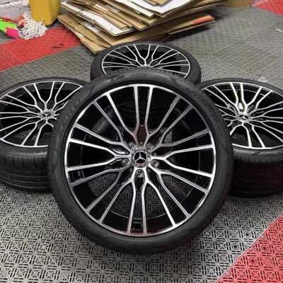【议价】20寸奔驰E300L轮毂带胎一套