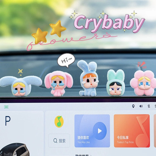 飞天小女警汽车屏幕趴趴公仔摆件