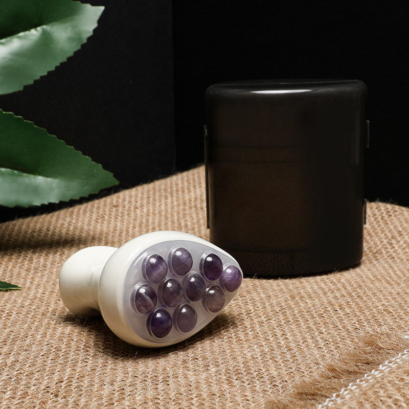 美丽因子美容仪脸部按摩器滚珠熨斗型紧致瘦脸神器手动面部美容