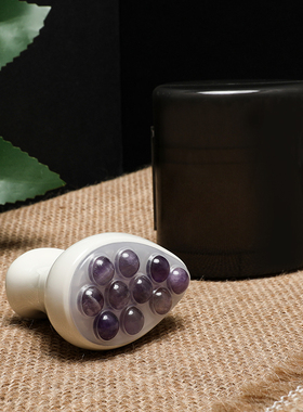 美丽因子美容仪脸部按摩器滚珠熨斗型紧致瘦脸神器手动面部美容