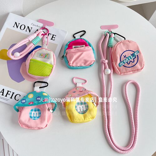 加粗尼龙挂绳便携零钱包结实