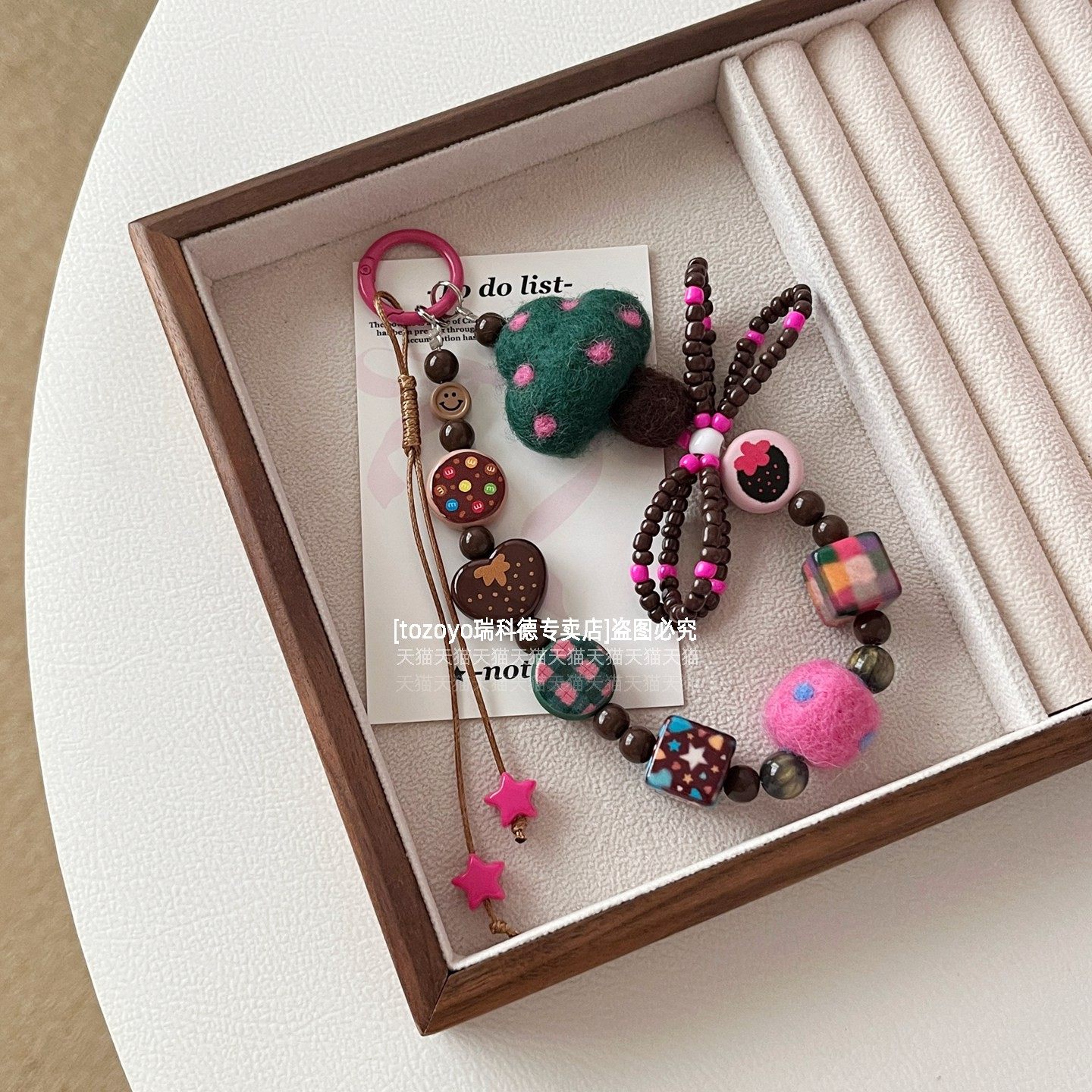 复古羊毛毡手机链毛绒蘑菇可爱串珠挂链挂手腕蝴蝶结星星吊坠重工手链精致高级好看链条包包挂饰钥匙扣挂件壳,3C数码配件,手机挂件/手机链,淘宝优惠券,粉丝福利购,淘宝优惠卷