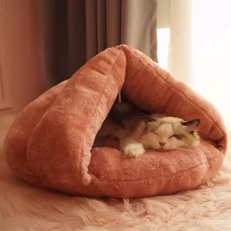 猫窝冬天保暖猫咪封闭式安全感屋