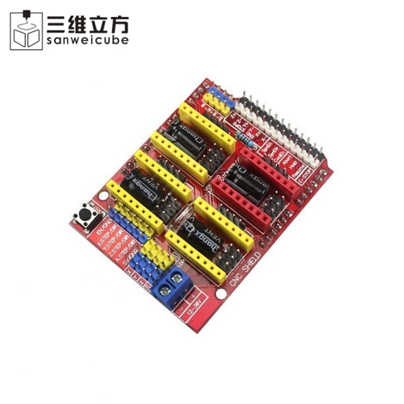 CNC shield v3 雕刻机扩展板 3D打印机 A4988驱动板 CNCV3雕刻板